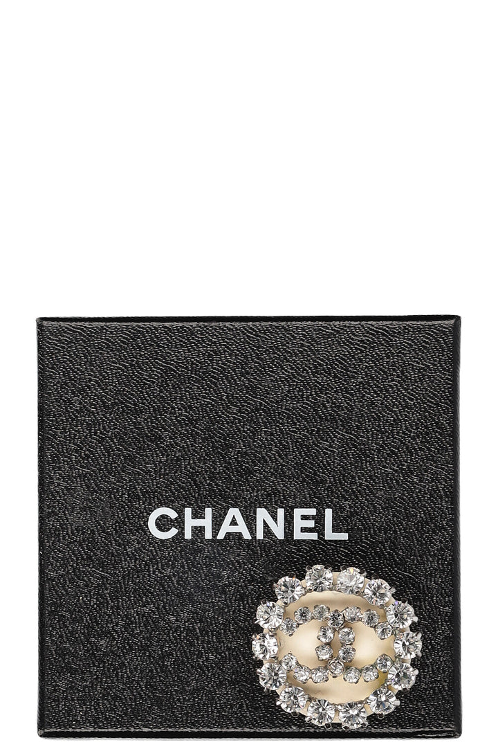 CHANEL CC Brooch Crystals 00 A