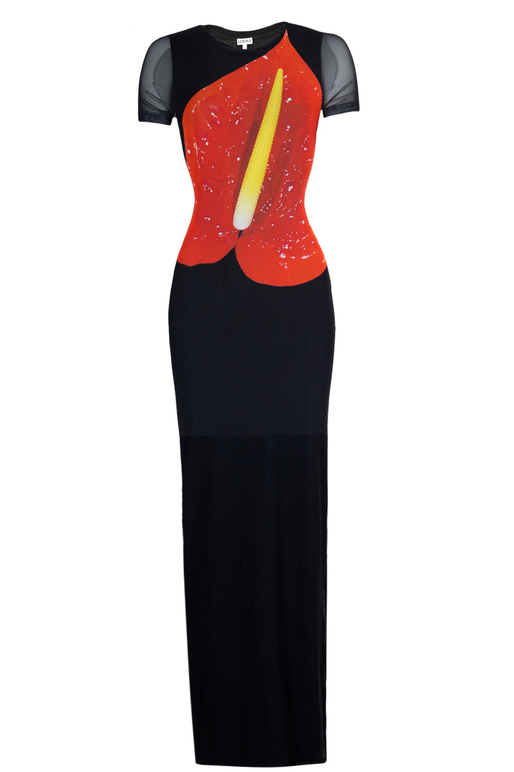 LOEWE Anthurium Dress Black Red – REAWAKE
