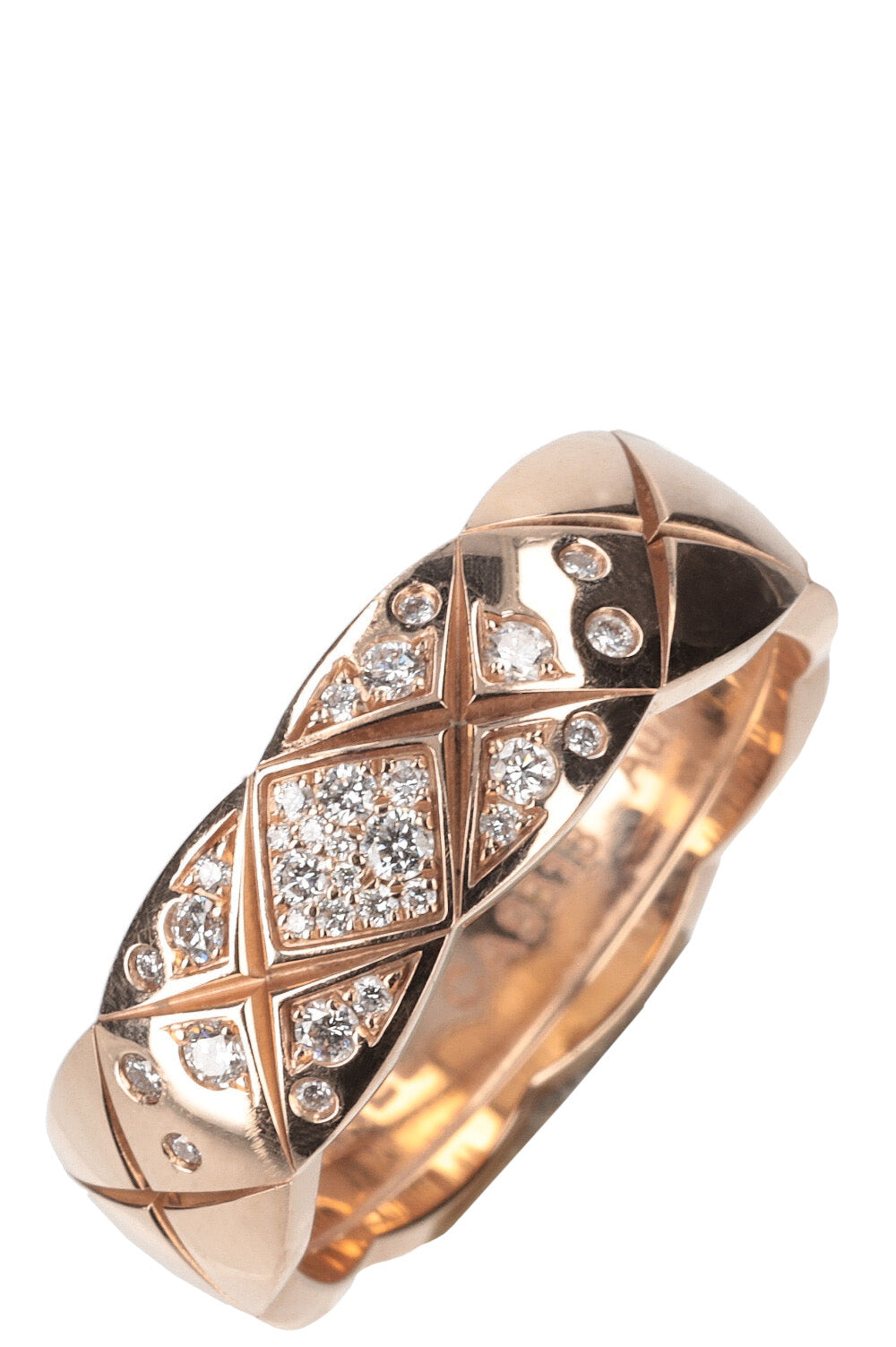CHANEL Coco Crush Ring Diamonds Beige Gold – REAWAKE