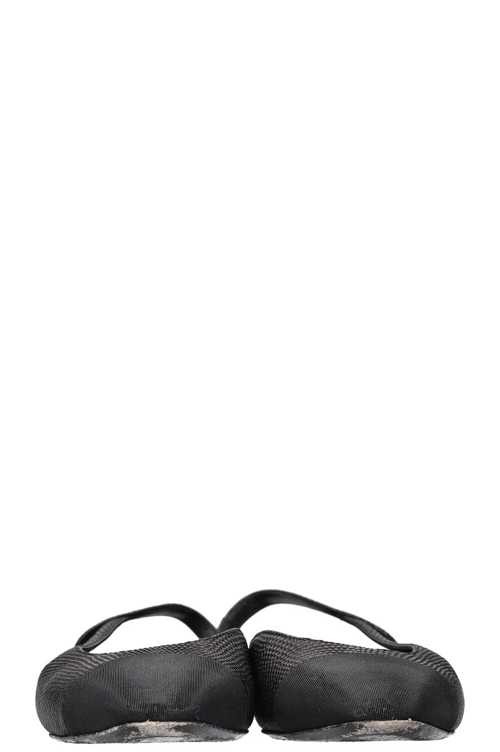 CHANEL Slingback Flats Black