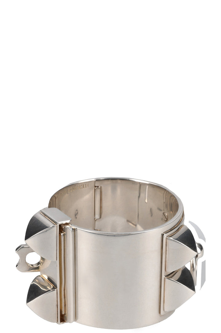 HERMÈS Collier De Chien Bracelet Silver