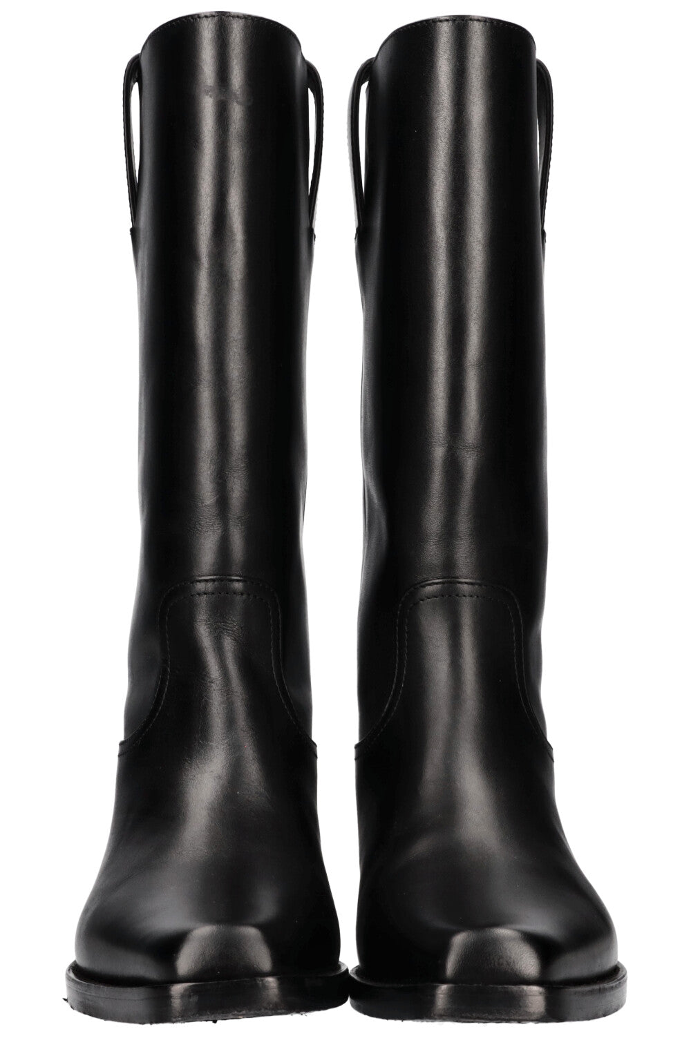 CHANEL Cowboy Boots Black