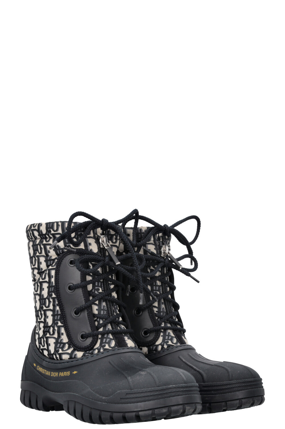 CHRISTIAN DIOR D-Venture Ankle Boots Navy