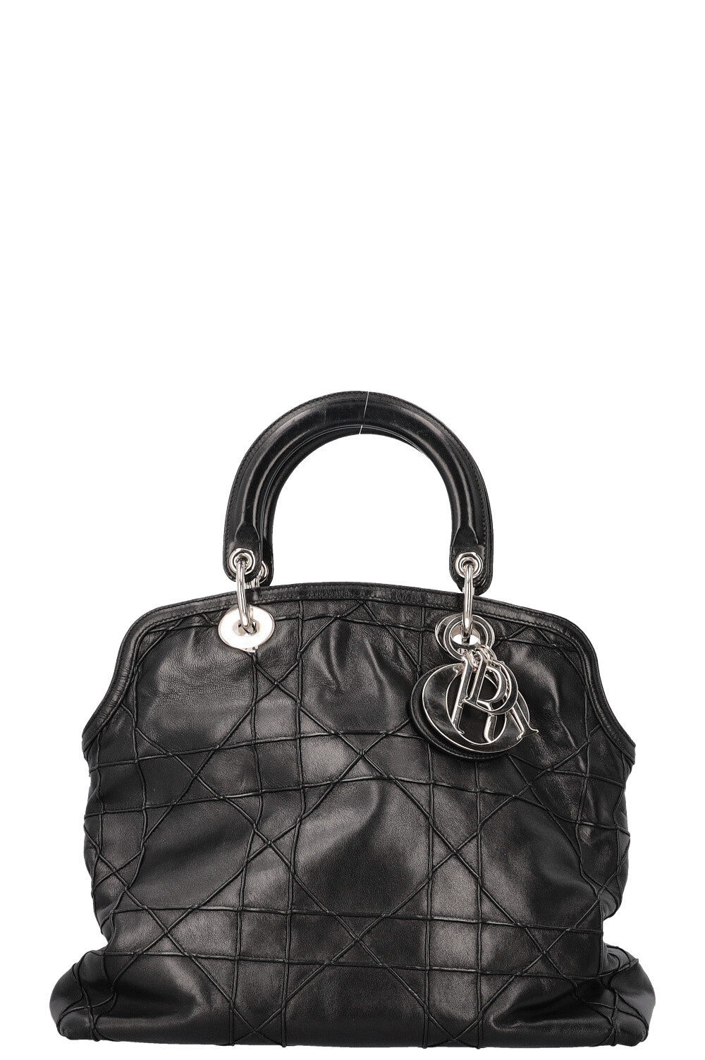 CHRISTIAN DIOR Granville Bag Cannage Leather Black – REAWAKE