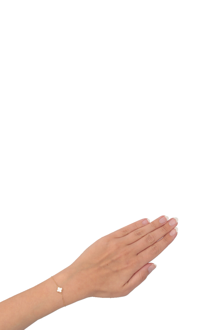 VAN CLEEF & ARPELS Sweet Alhambra Bracelet Yellow Gold MOP