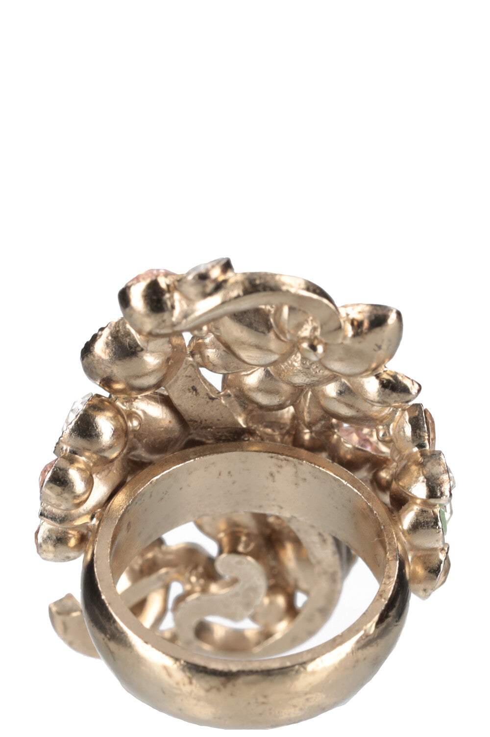 CHANEL Cruise 16 Floral Crystal Ring