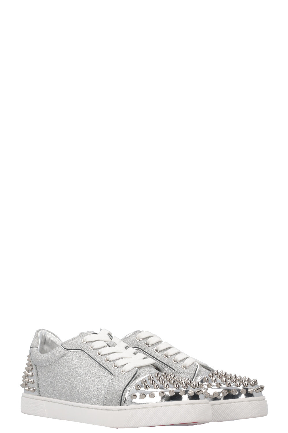 CHRISTIAN LOUBOUTIN Vieira Sneakers Silver – REAWAKE