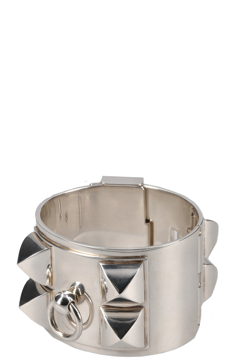 HERMÈS Collier De Chien Bracelet Silver