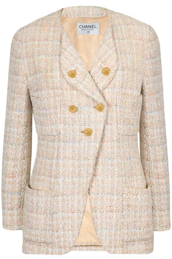 CHANEL Jacket Tweed Multicolor 94P