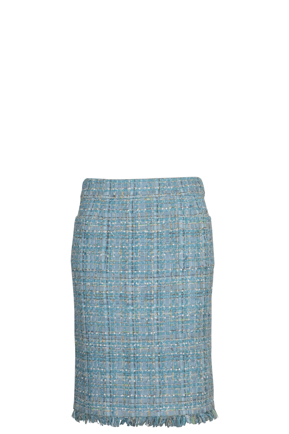 CHANEL Two Piece Fantasy Tweed Light Blue Cruise 2010