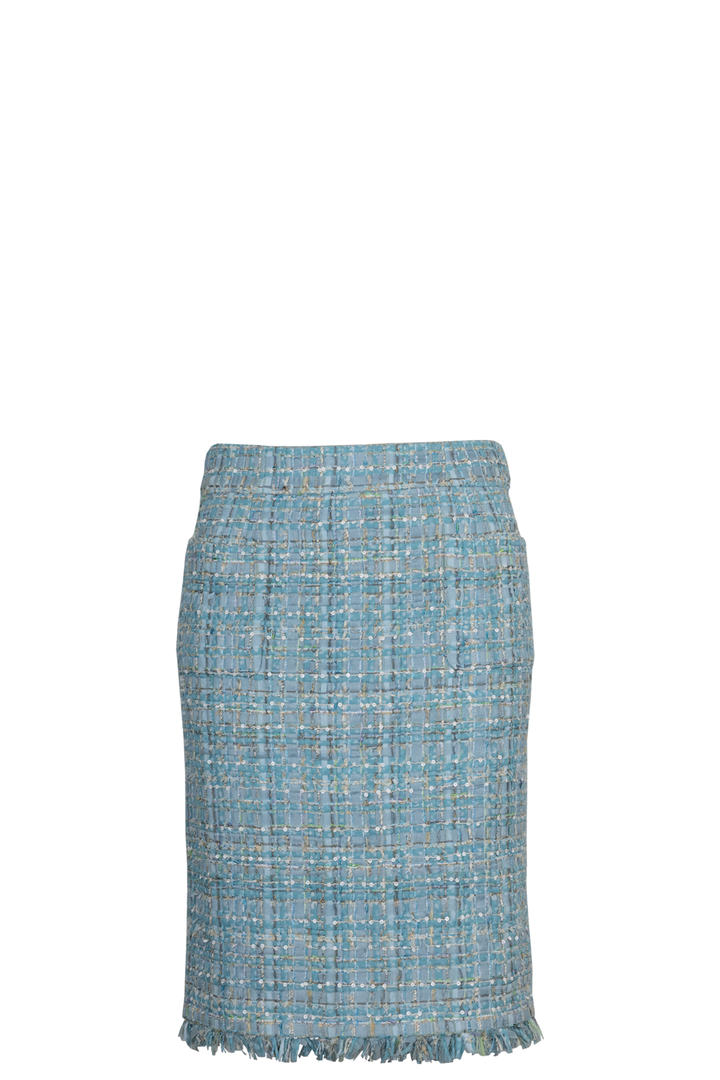 CHANEL Two Piece Fantasy Tweed Light Blue Cruise 2010
