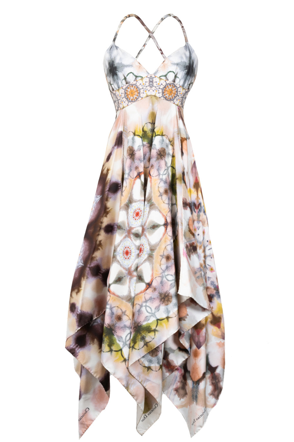 CHRISTIAN DIOR Dress Silk Watercolor Dress – REAWAKE