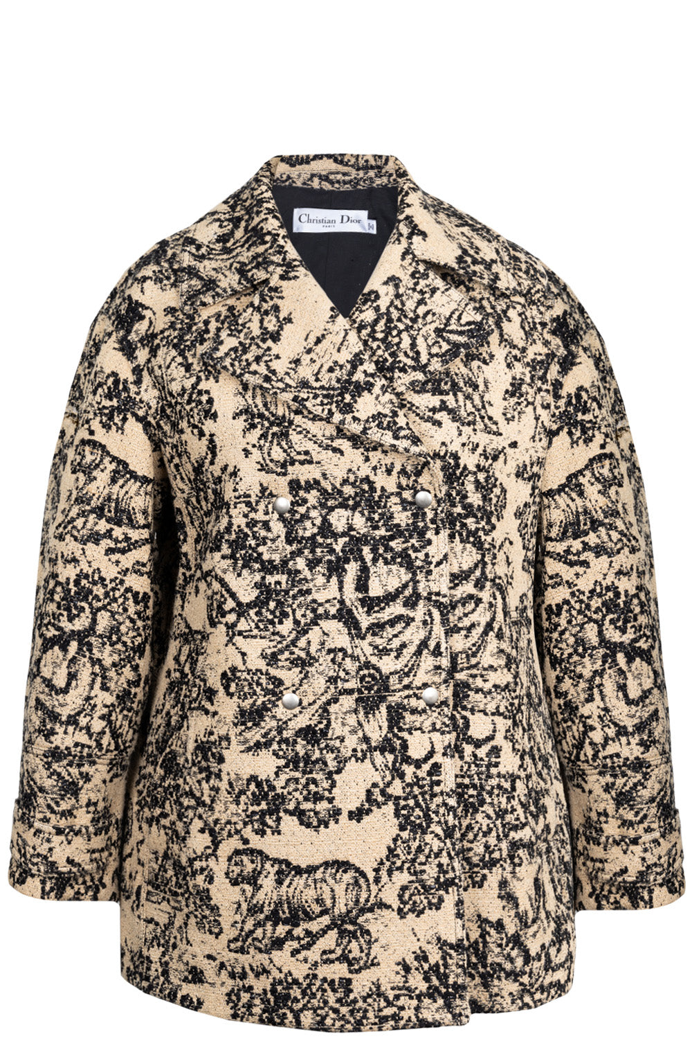CHRISTIAN DIOR Toile De Jouy Coat Beige – REAWAKE
