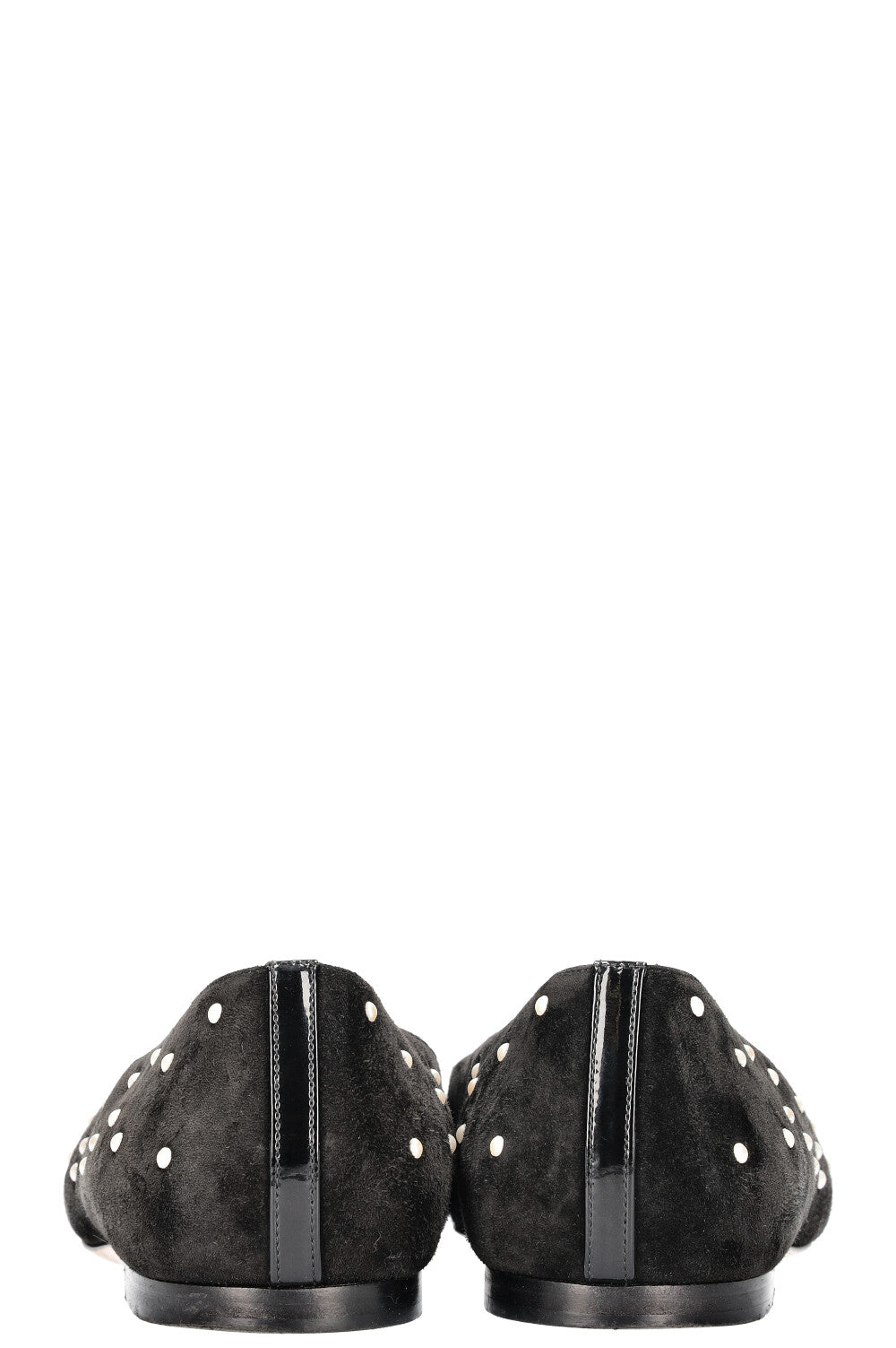CHANEL Flats Pearls CC Cap Black