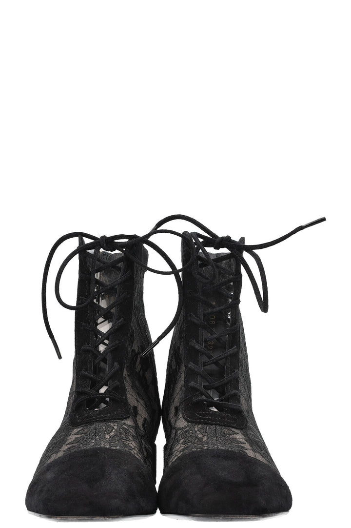 CHRISTIAN DIOR Naughtily-D Boots Lace Black