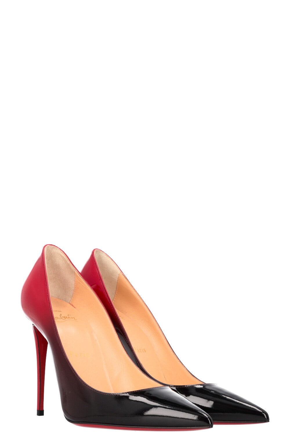 CHRISTIAN LOUBOUTIN So Kate Heels Patent Black Red – REAWAKE