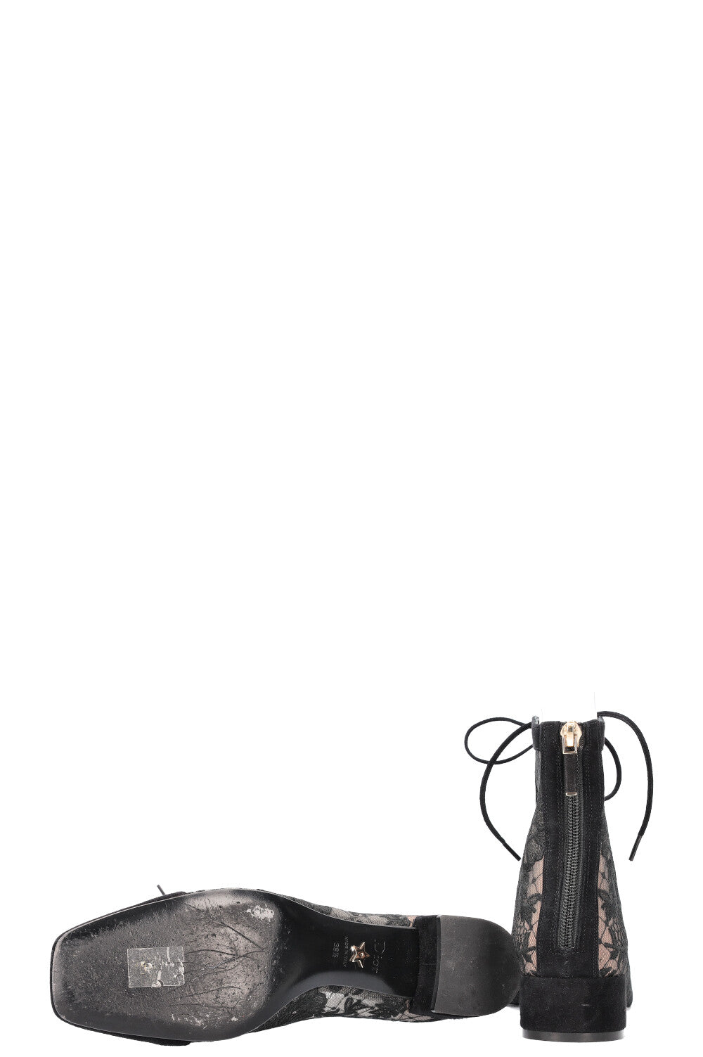 CHRISTIAN DIOR Naughtily-D Boots Lace Black