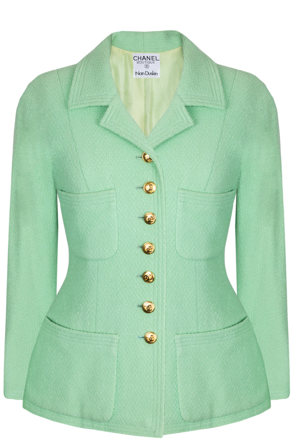 Veste De Tweed Mears Pytchley Vert - Taille 38 - Occasion En Bon état