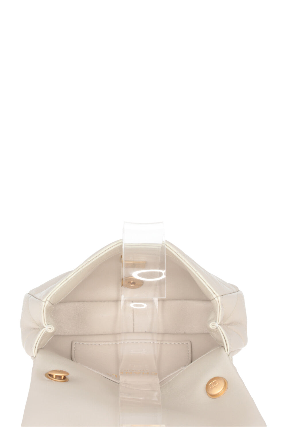 Sac à rabat CHANEL Mini Pearl Crush irisé