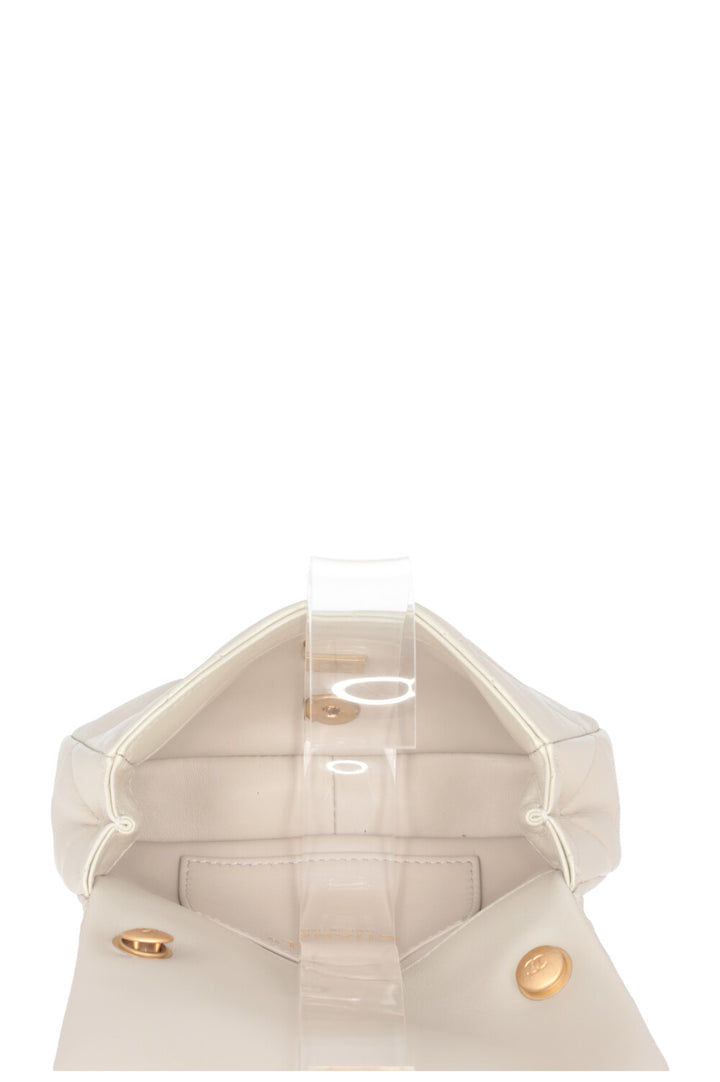 Sac à rabat CHANEL Mini Pearl Crush irisé