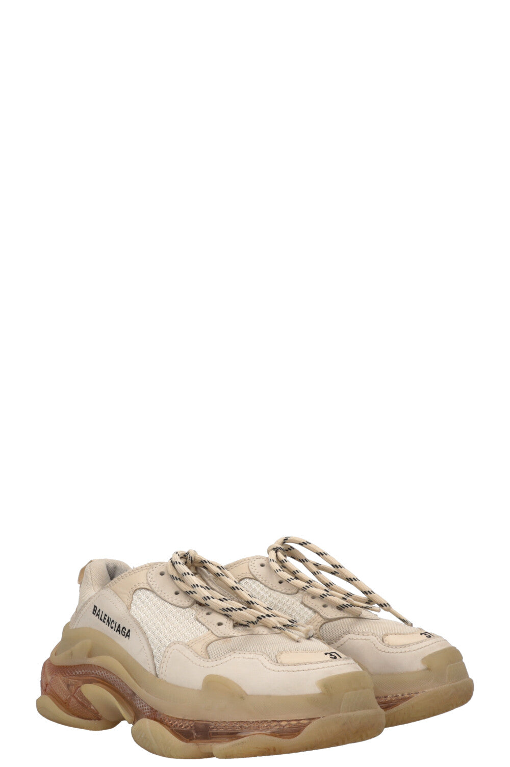 BALENCIAGA Triple S Sneaker Beige – REAWAKE