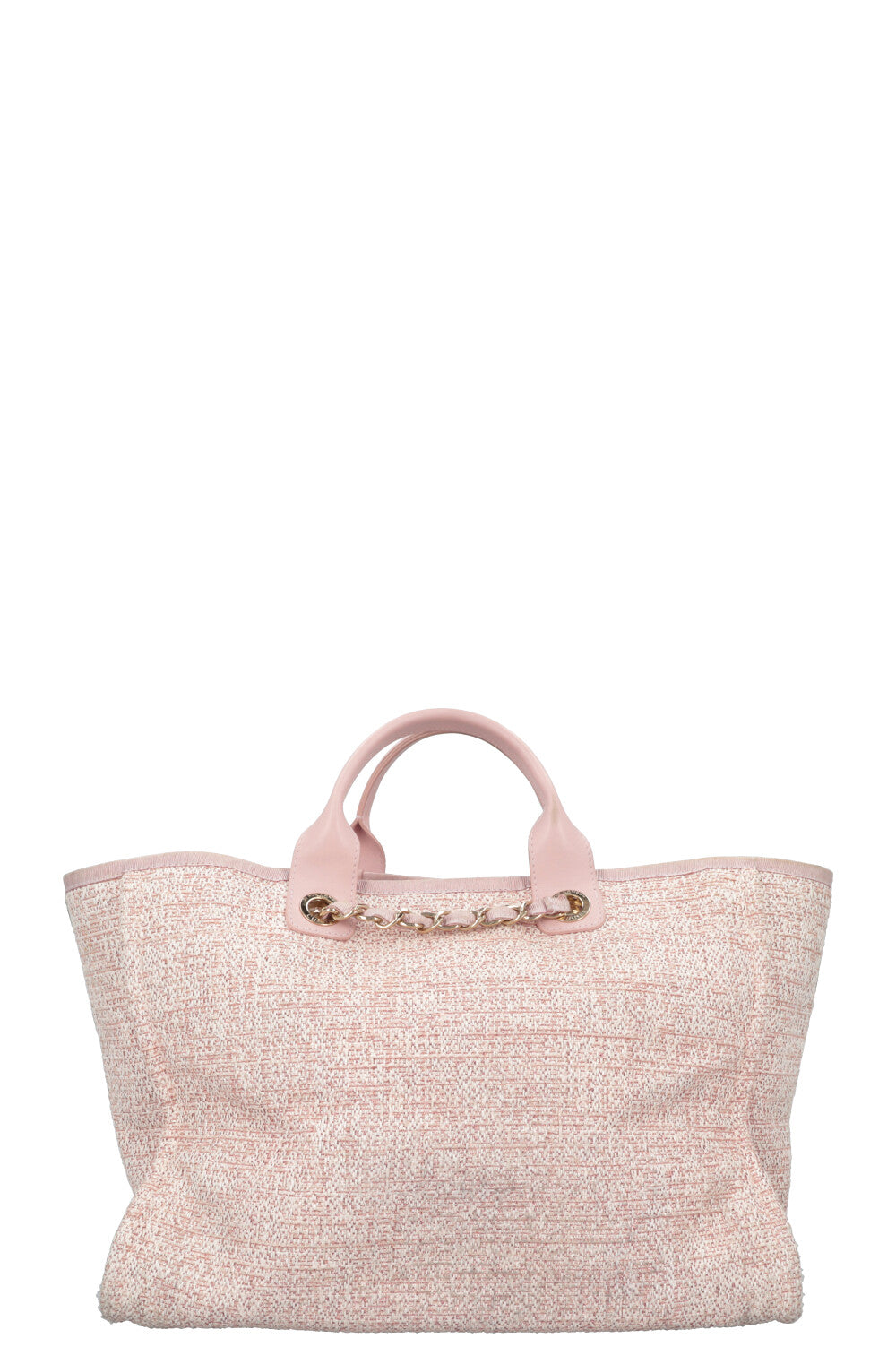 CHANEL Medium Deauville Tote Bag Pink