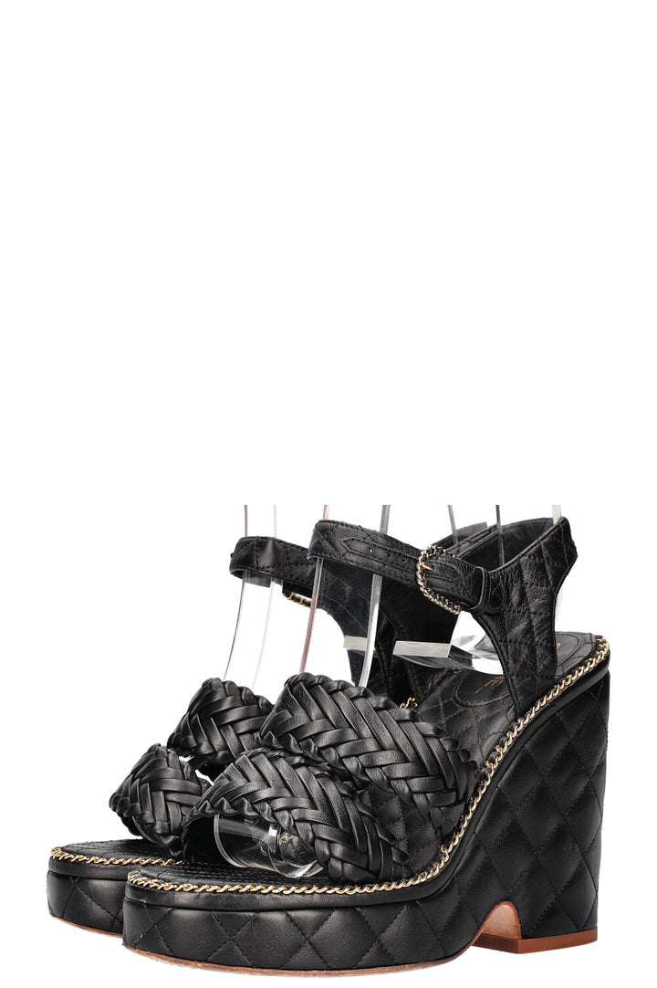 CHANEL Wedge Heels Black