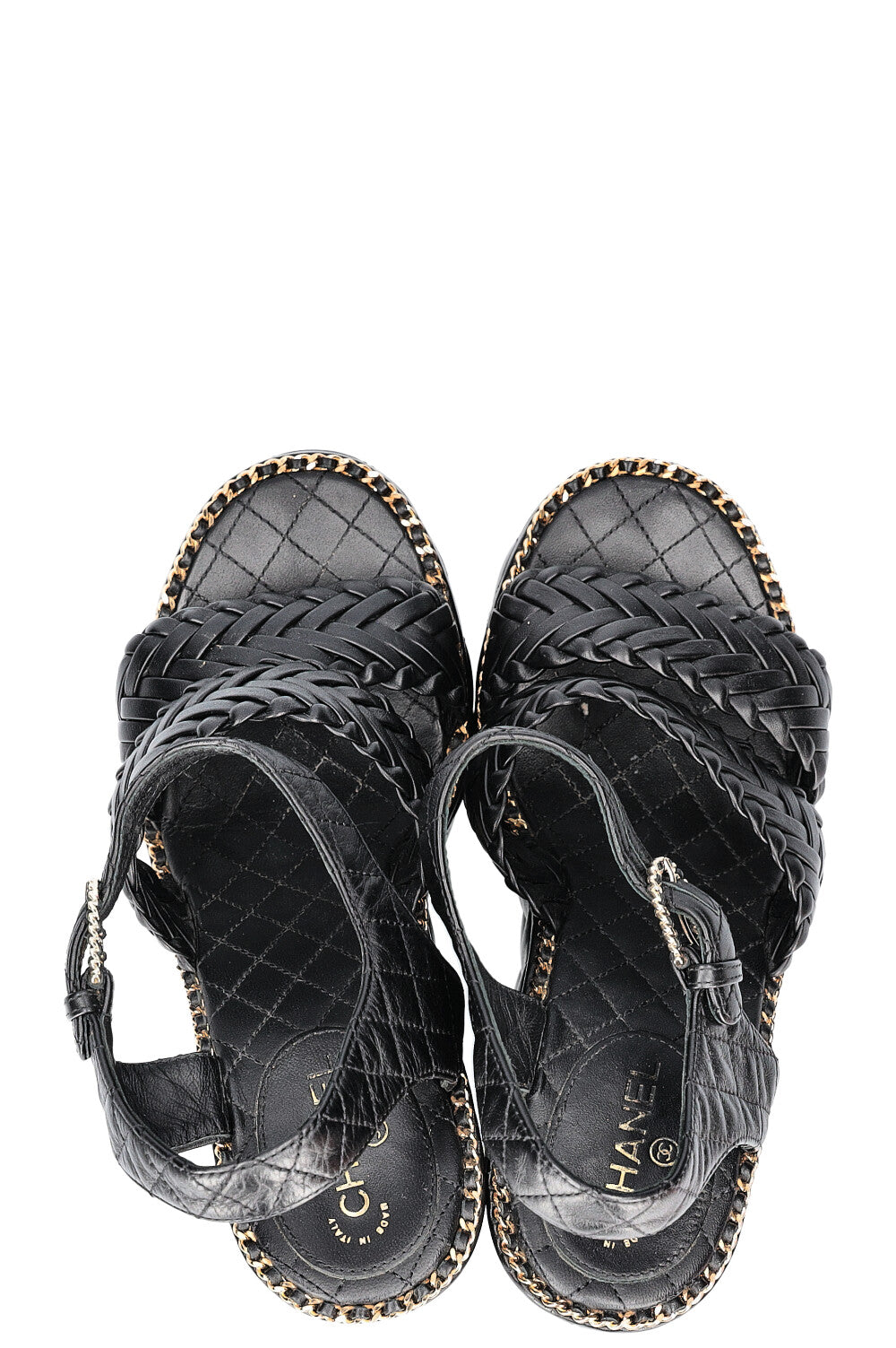 CHANEL Wedge Heels Black