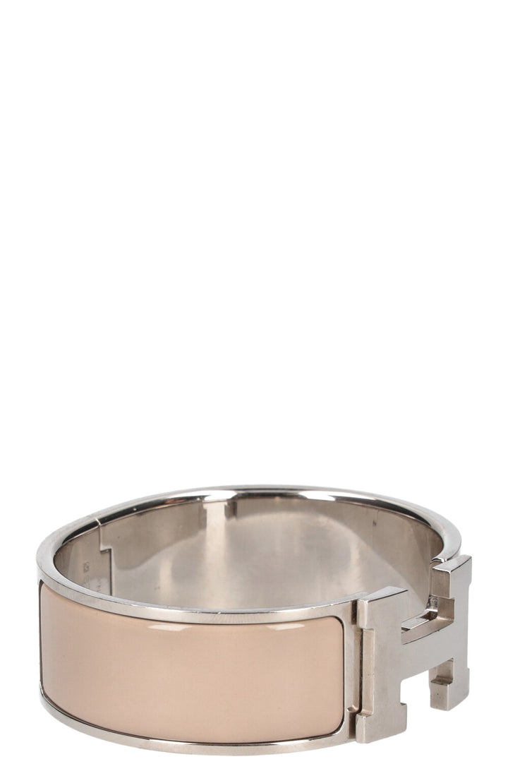 HERMÈS Bracelet Clic Clac H Marron Glacé