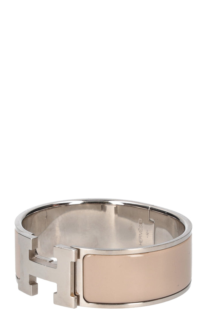 HERMÈS Bracelet Clic Clac H Marron Glacé
