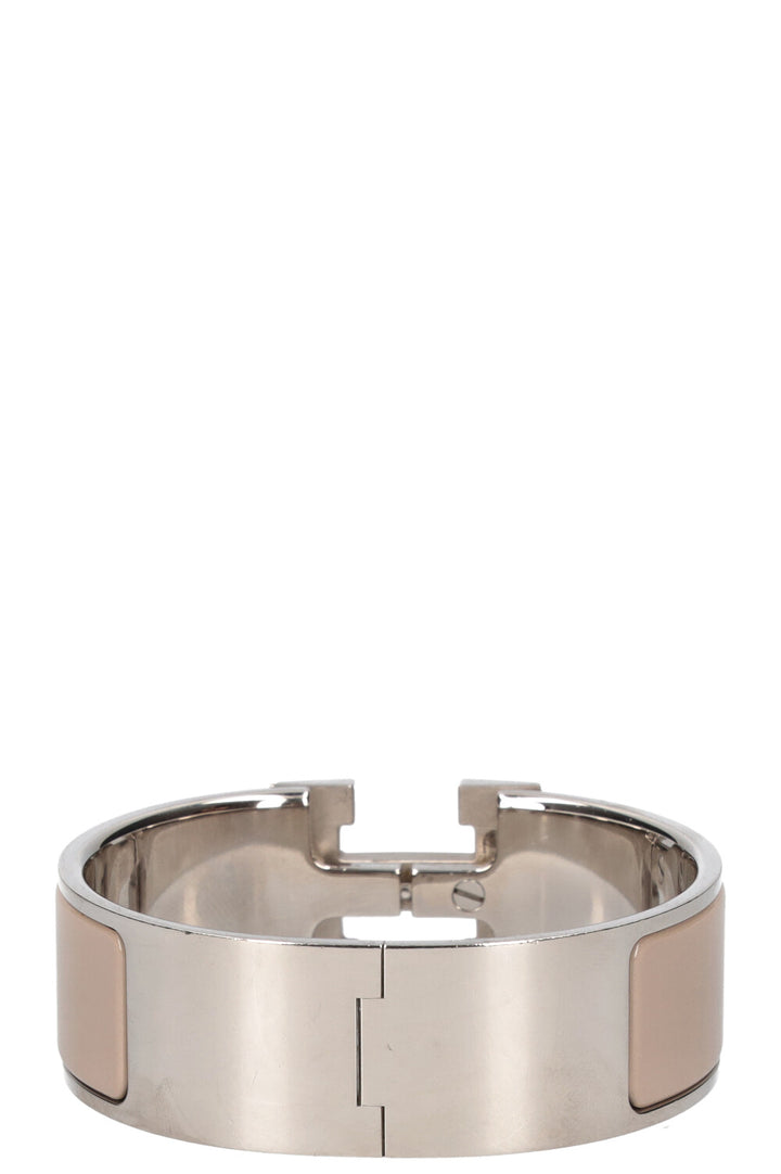 HERMÈS Bracelet Clic Clac H Marron Glacé