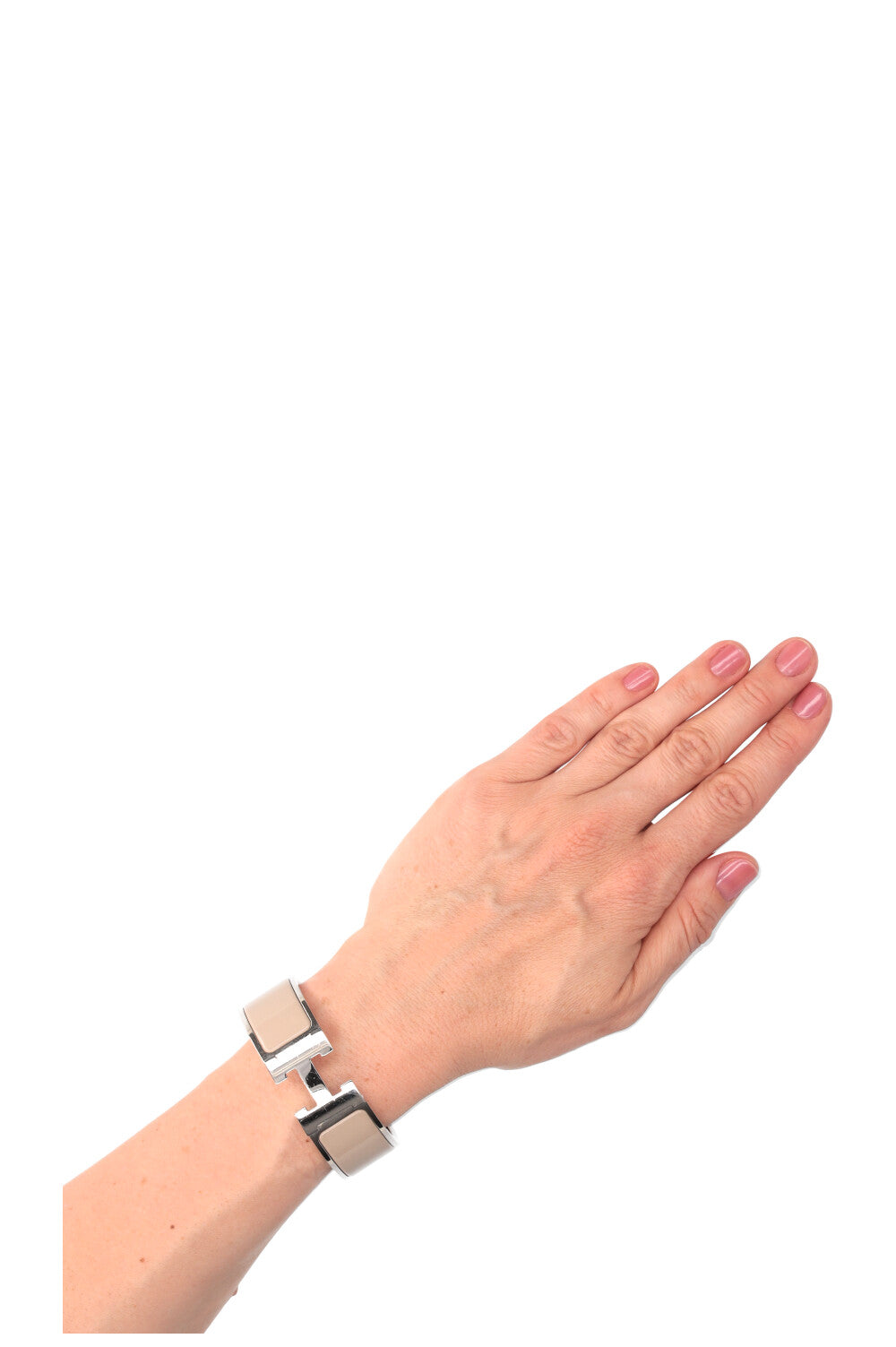 HERMÈS Bracelet Clic Clac H Marron Glacé