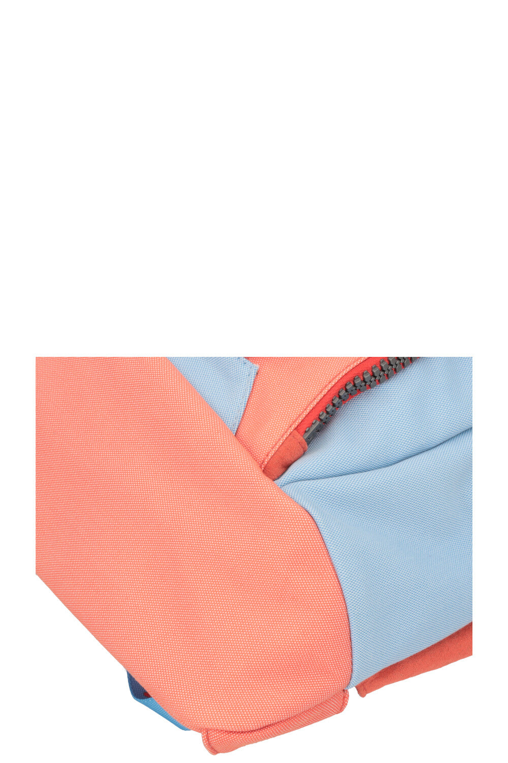 CHANEL Nylon Backpack Blue Orange