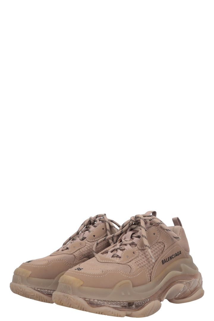 BALENCIAGA Triple S Sneakers Brown
