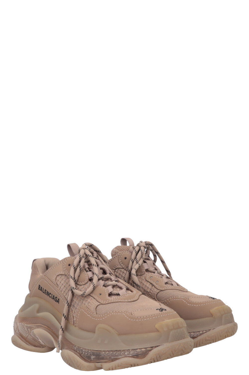 BALENCIAGA Triple S Sneakers Brown