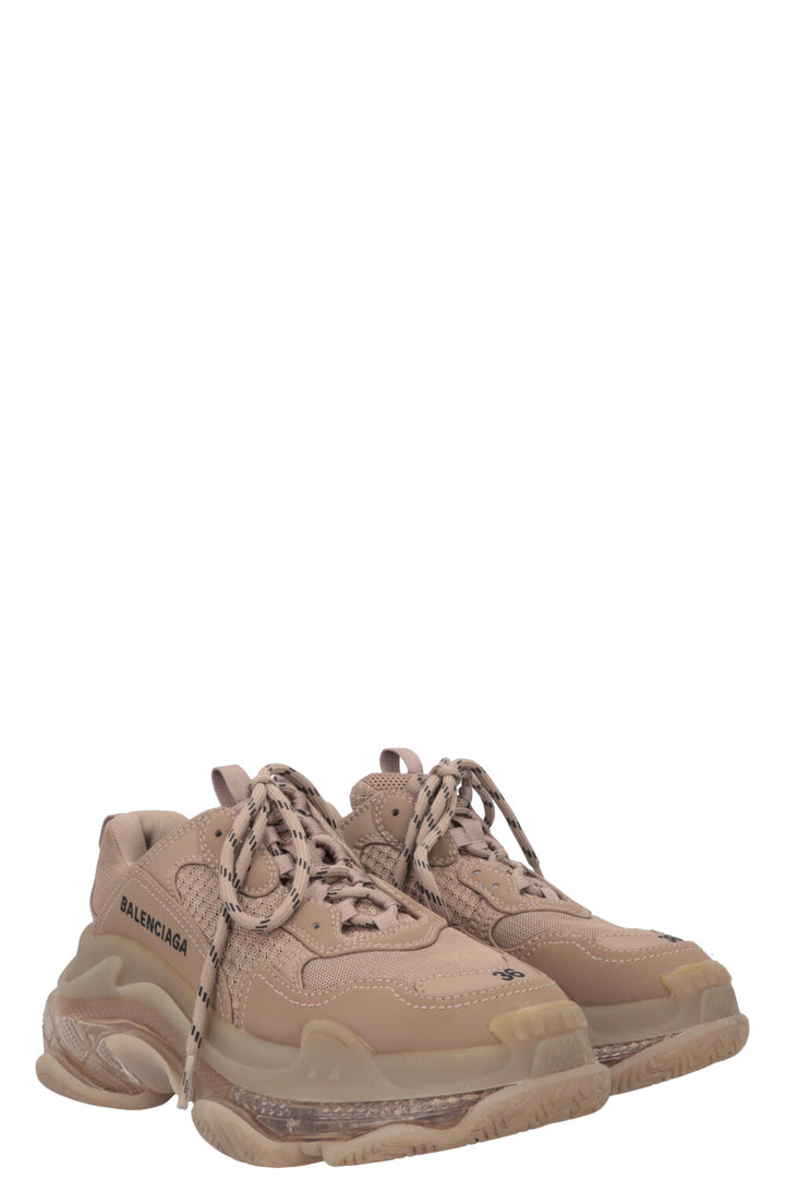 BALENCIAGA Triple S Sneakers Brown