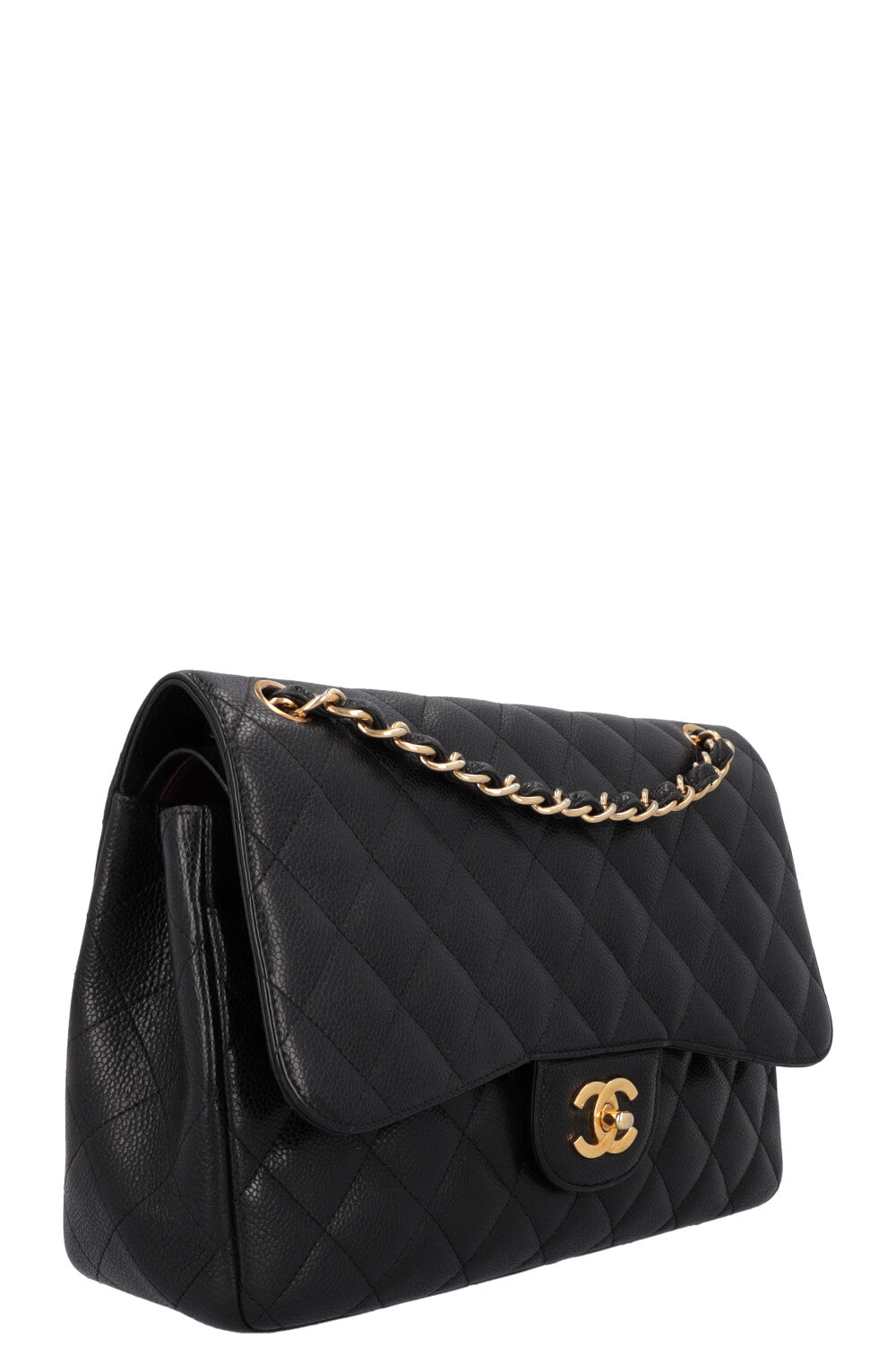 CHANEL Large Double Flap Black