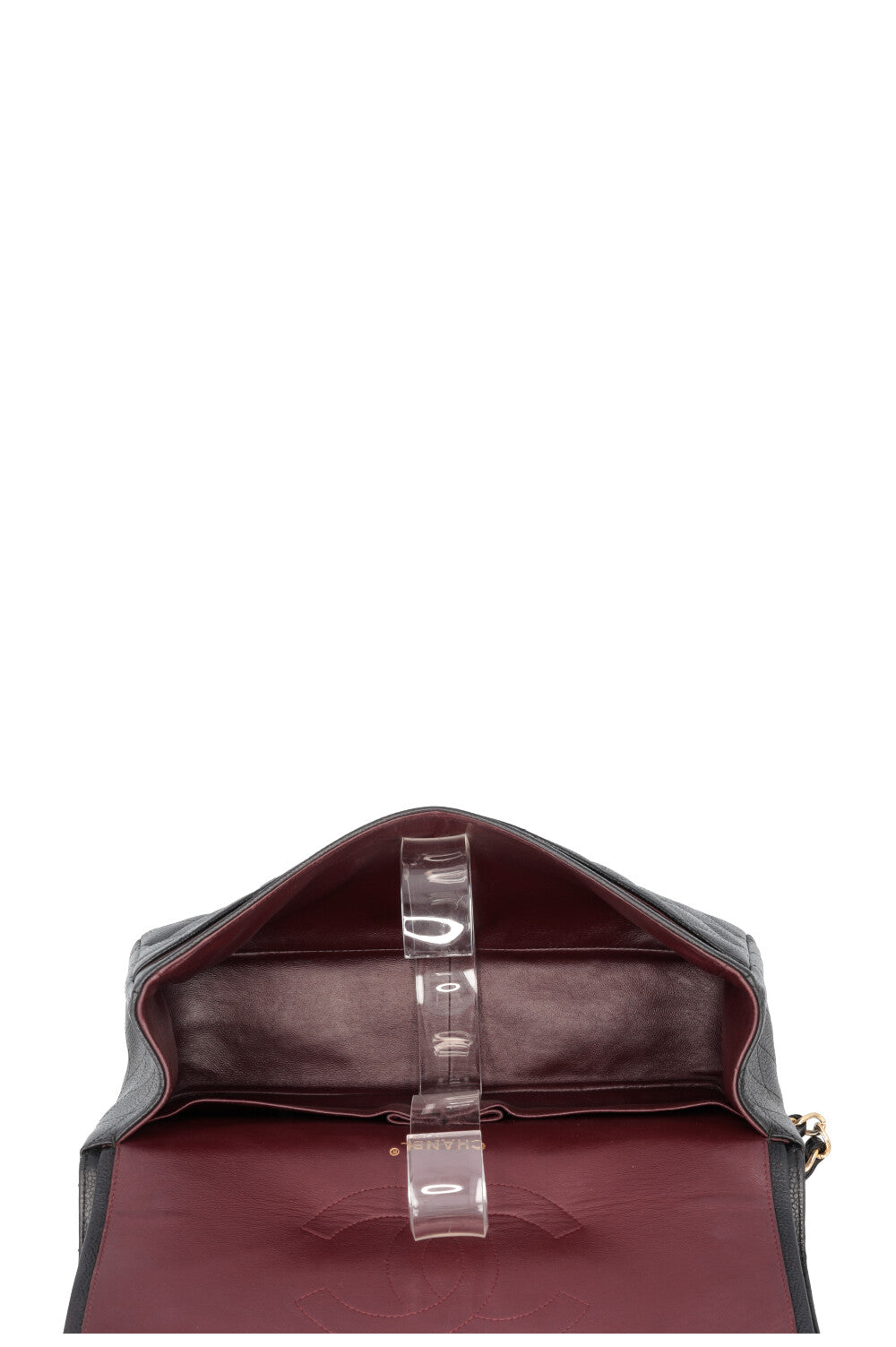 CHANEL Large Double Flap Black