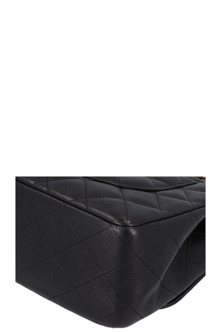 CHANEL Large Double Flap Black