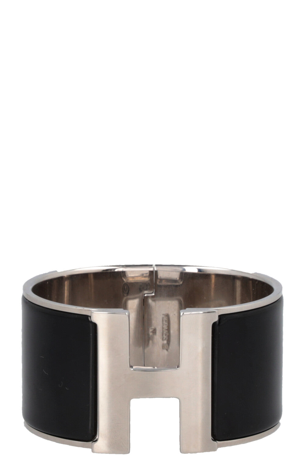 HERMÈS Extra Wide Clic Clac H Bracelet Black – REAWAKE