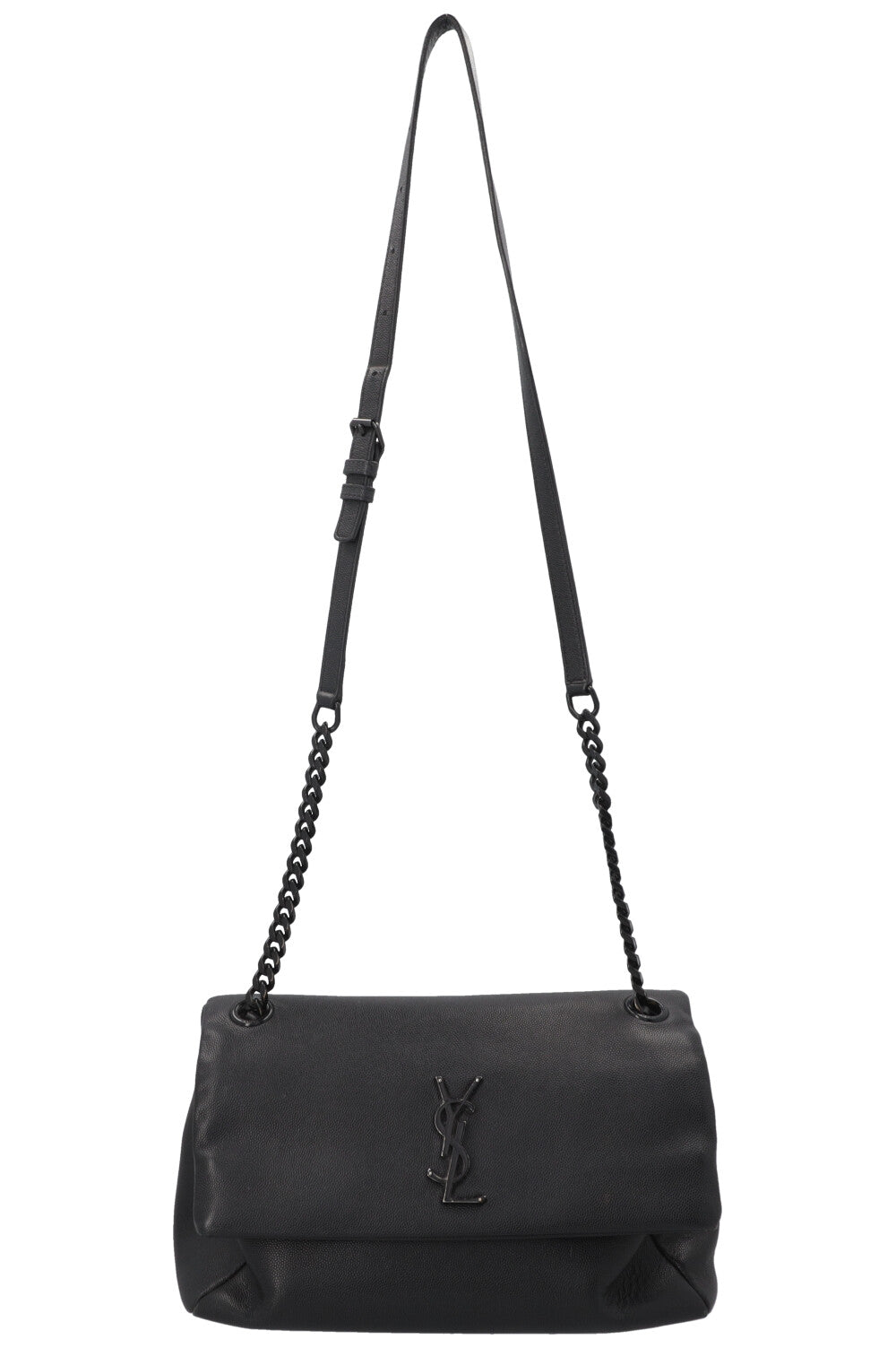 SAINT LAURENT Monogram West Hollywood Shoulder Bag Black – REAWAKE