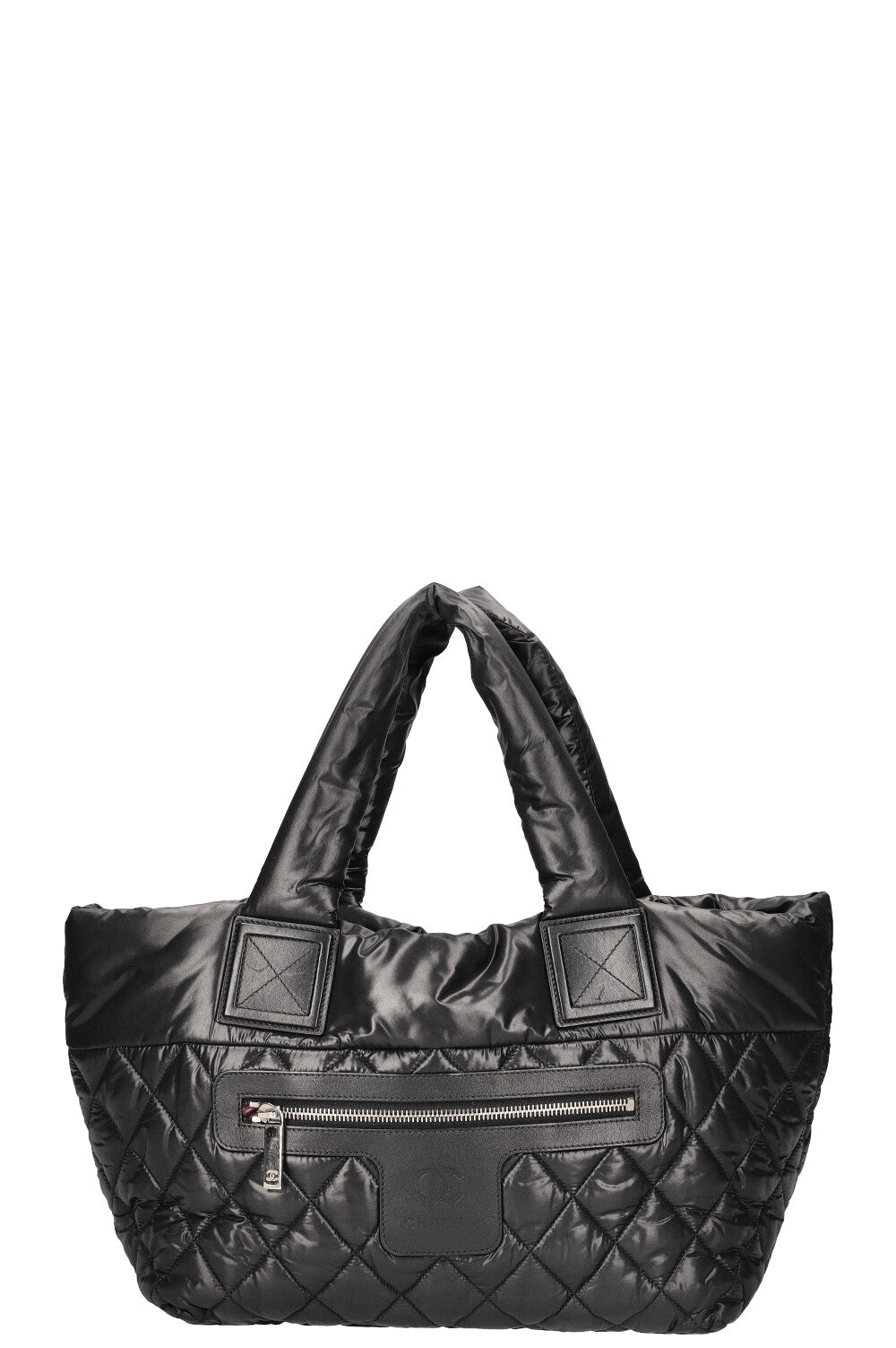 CHANEL Cocoon Bag Nylon Black