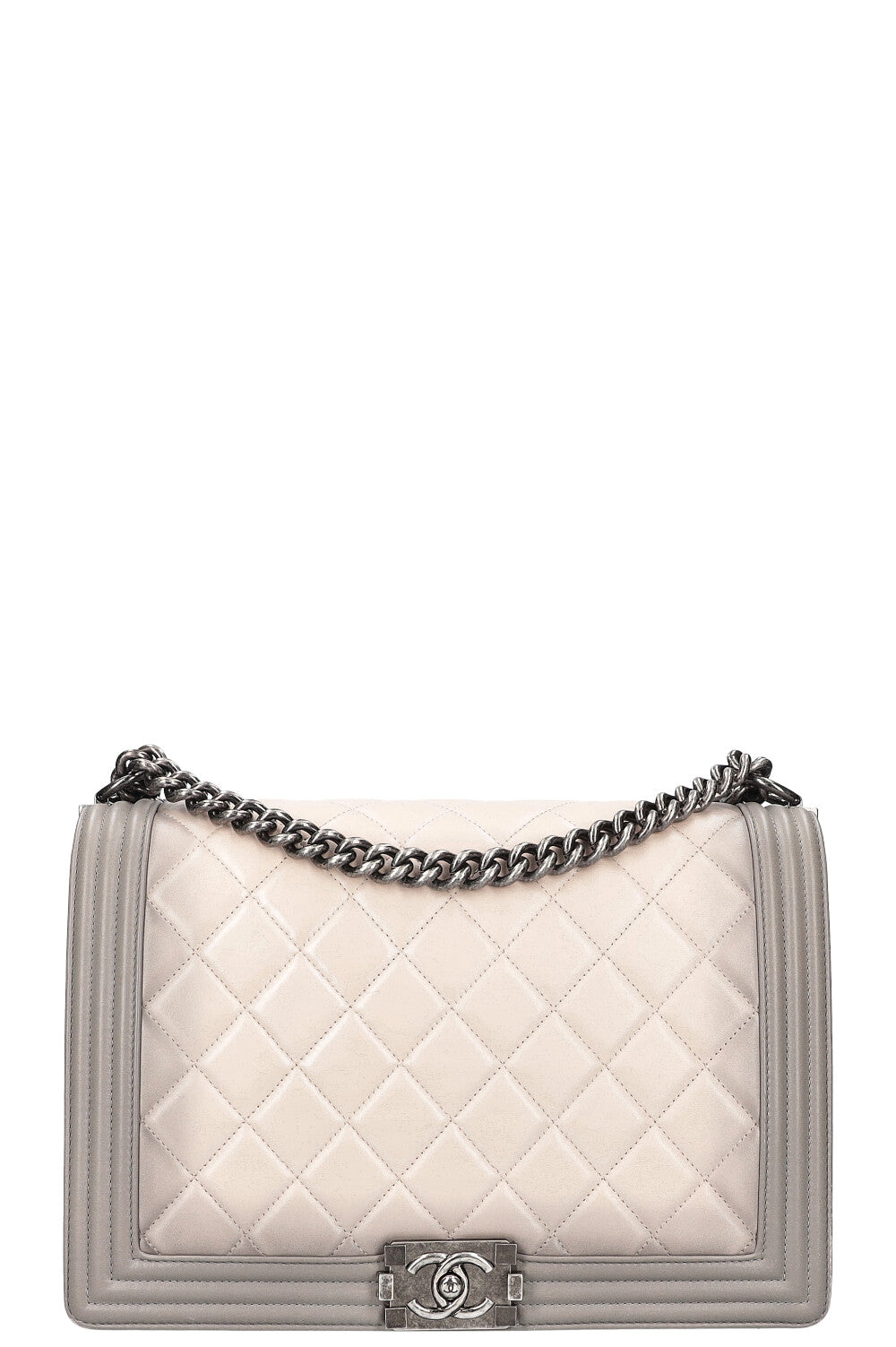 CHANEL Boy Bag Large Grey