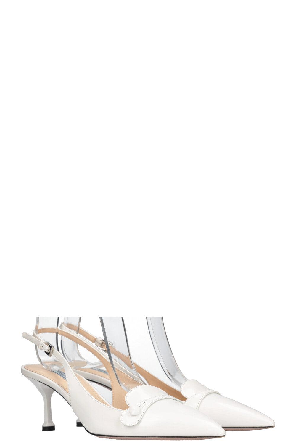 PRADA Heels White – REAWAKE
