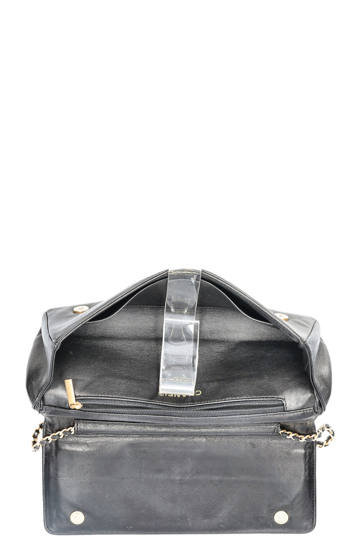 CHANEL Eagle Clutch Black