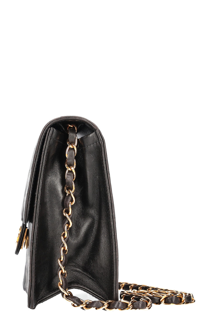 CHANEL Vintage Coco Flap Bag Brown