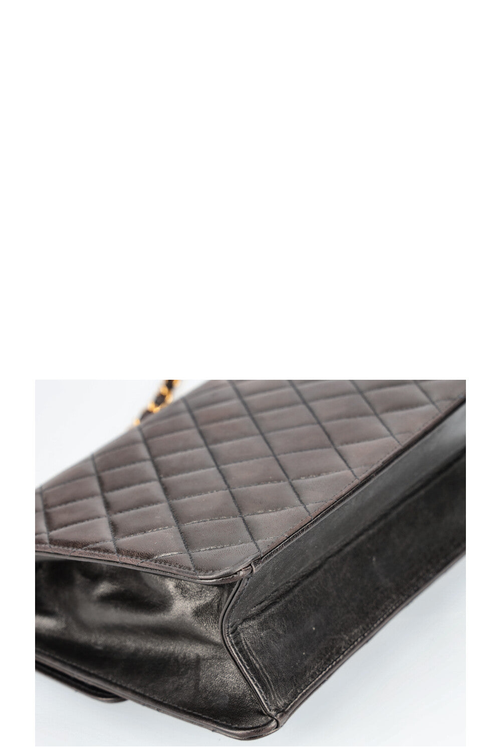 CHANEL Vintage Coco Flap Bag Brown