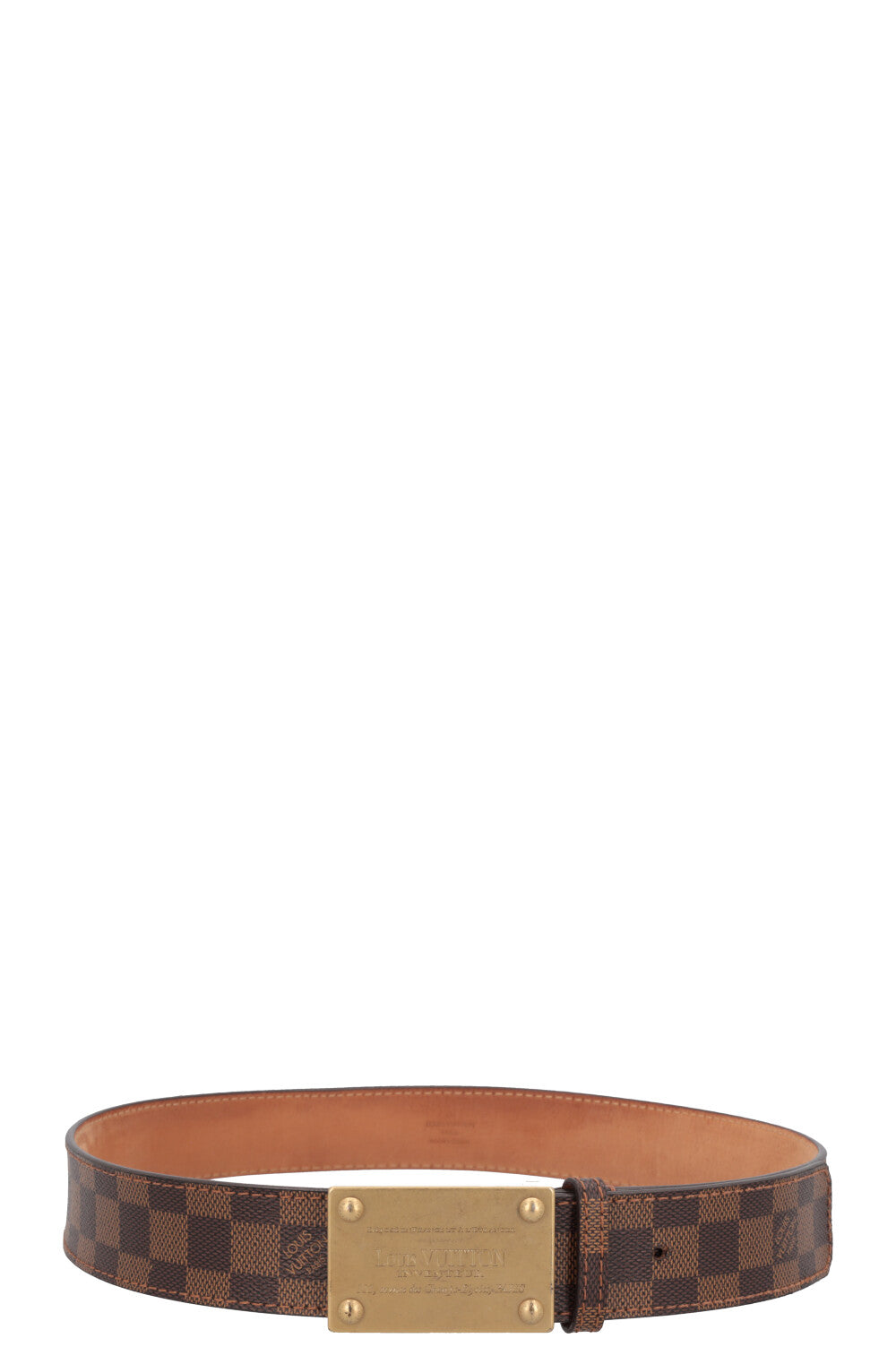 LOUIS VUITTON Ceinture Inventeur Damier Ebene REAWAKE