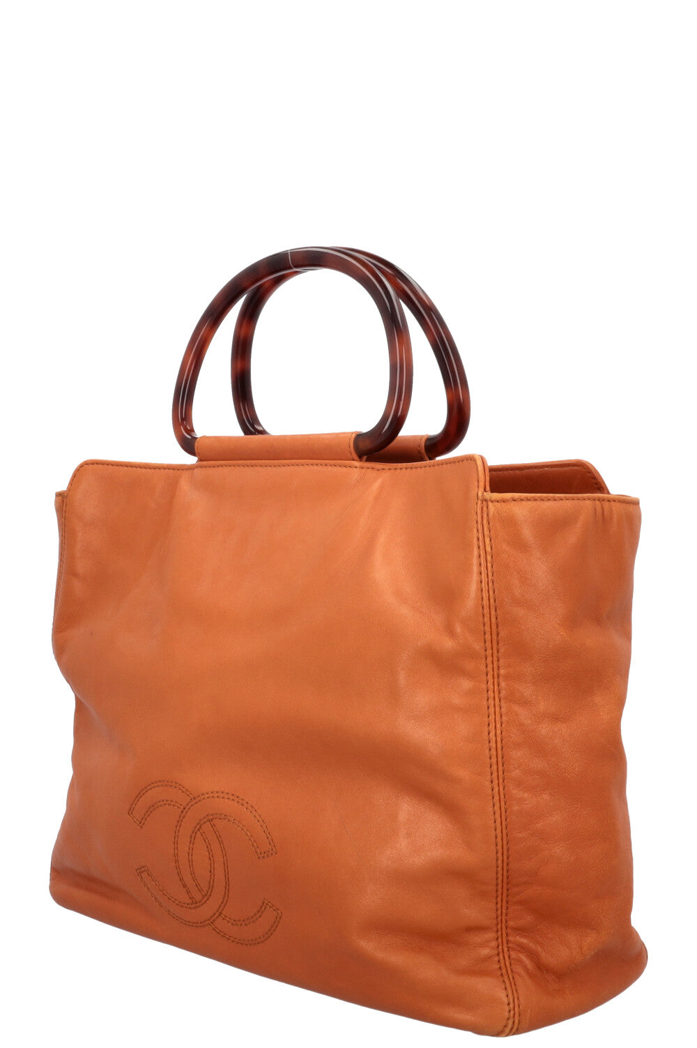 CHANEL Tote Bag Orange