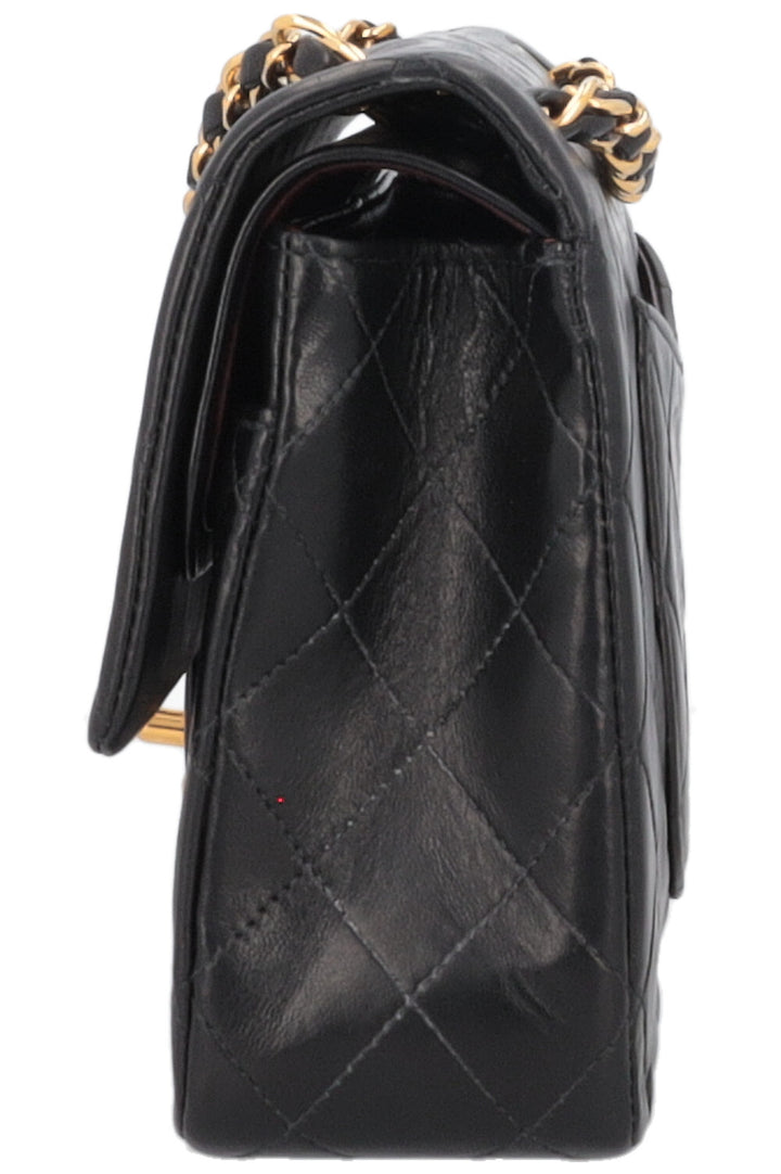 CHANEL Vintage Medium Double Flap Bag Black